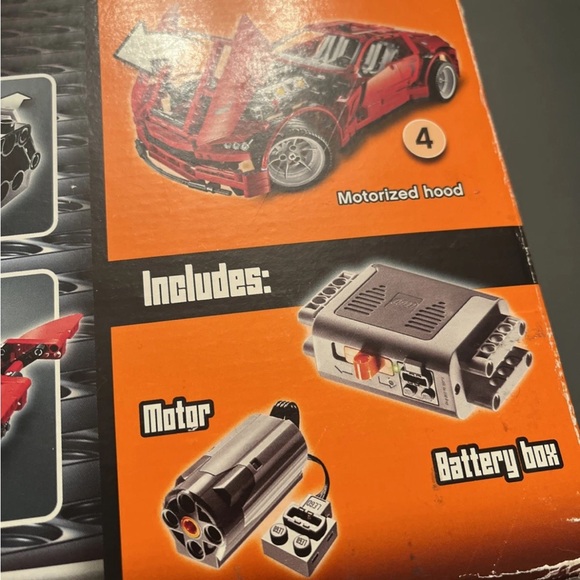 LEGO Technic Red Racing Car Set - Picture 3 of 6